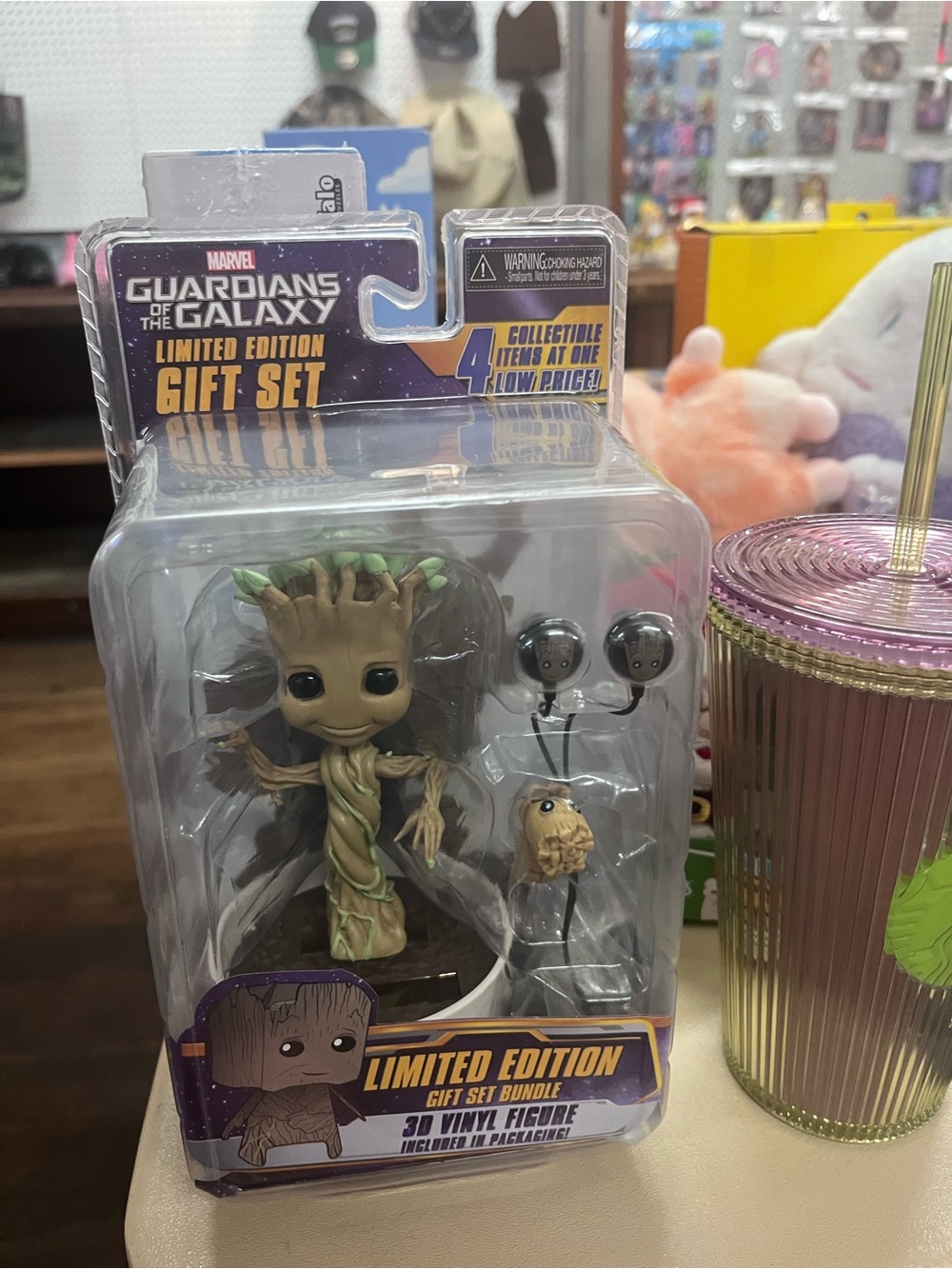 Marvel Guardians of the Galaxy Groot Limited Edition Gift Set - Brown, Green
